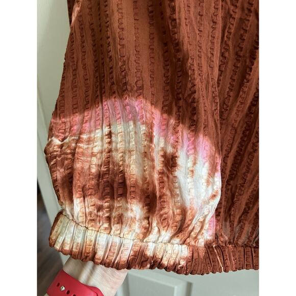 THE ODELLS ANTHROPOLOGIE Tie Dye Serena Top Lidia Maxi Skirt 2 Piece Set Sz XL - Picture 5 of 15